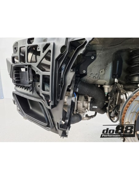 Porsche 992 3,0T GTS DO88 Svarta Inloppsslangar till turbos