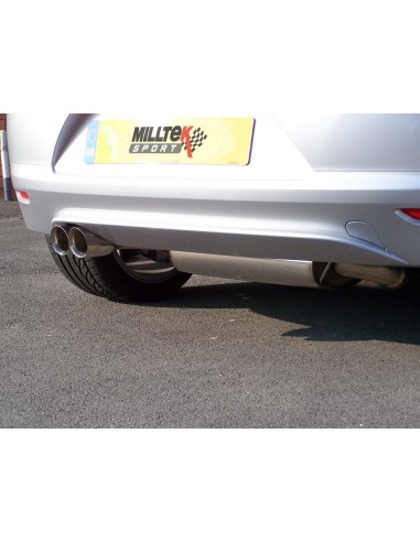 VW Scirocco 2,0TDi GT 177hk Milltek Sport från Partikelfilter 2x 80 chrome GT utblås