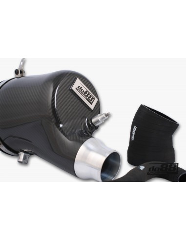 Porsche 992 3,0T Carrera DO88 Insugskit med svarta slangar till OEM turbo inlopp (66mm)