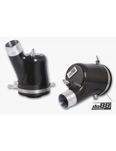 Porsche 992 3,0T Carrera S DO88 Insugskit med svarta slangar till OEM turbo inlopp (66mm) 2