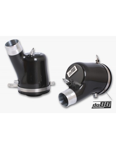 Porsche 992 3,0T GTS DO88 Insugskit med svarta slangar till OEM turbo inlopp (66mm)