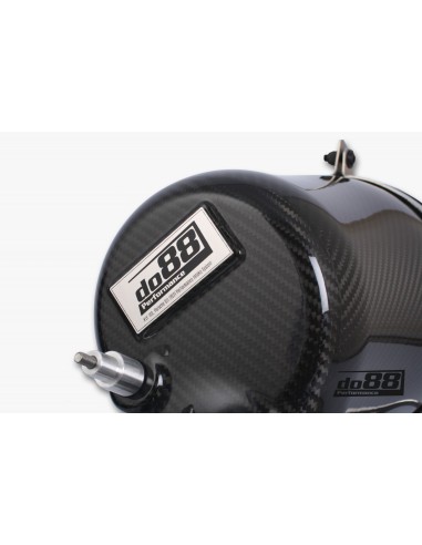 Porsche 992 3,0T GTS DO88 Insugskit med svarta slangar till OEM turbo inlopp (66mm)