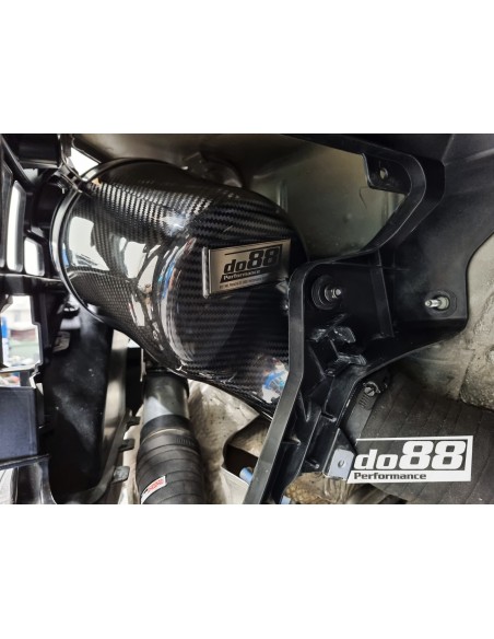 Porsche 992 3,0T GTS DO88 Insugskit med svarta slangar med DO88 turbo inlopp (80mm)