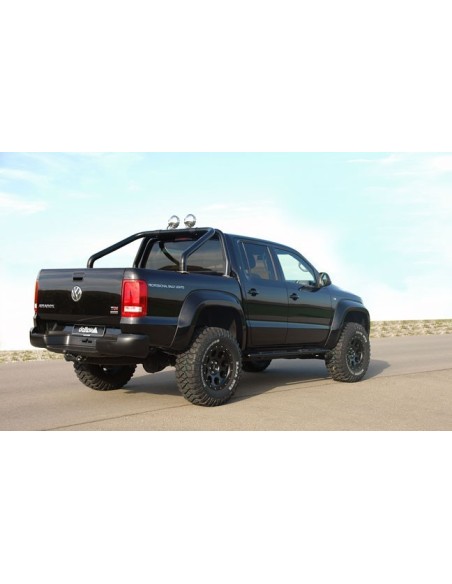 VW Amarok 2,0TDi Milltek Sport från Partikelfilter med utblås under bilen dolt