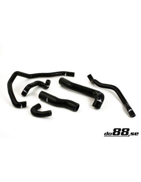 BMW M3 3,2 E46 DO88 Kylarslangar kit (svarta slangar)