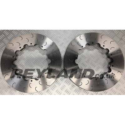 Audi RS4 B7 Reyland Motorsport Fram 365x34 ersättnings skivor (till original bromsskivsnav) med J-hook ink monterings skruvar