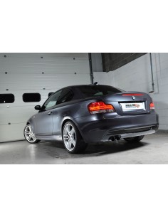 BMW 135i N54 E82 Milltek Sport Från bakre katalysatorer 2x 80 svarta GT utblås 