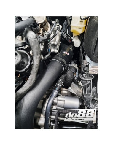 VW Arteon R 2,0TFSi 3G MK8 EA888 EVO4 DO88 för DO88 IC tryckrör med svarta slangar