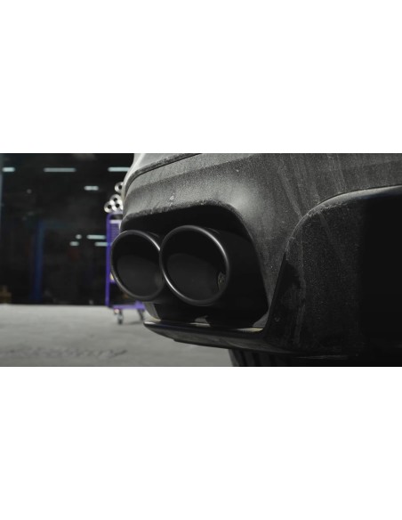 Cupra Leon 2,0TFSi KL (2wd,hatchback) Milltek Sport 3,15" (80mm) OPF-Back 4x Ovala svarta utblås (vis modifikation av original d