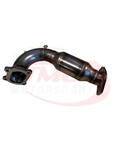 Abarth 500/595/695 1,4Turbo IHI turbo TMC Motorsport Downpipe med 200 cell racekatalysator (rostfri)