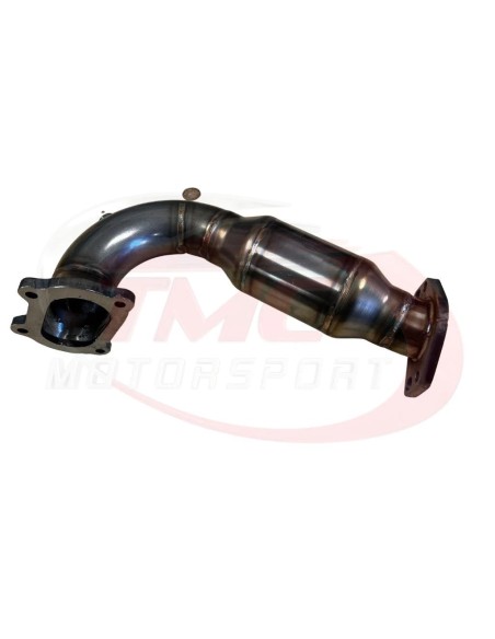 Abarth 500/595/695 1,4Turbo IHI turbo TMC Motorsport Downpipe med 200 cell racekatalysator (rostfri)