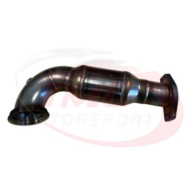 Abarth 500/595/695 1,4Turbo Garrett turbo TMC Motorsport Downpipe med 200 cell racekatalysator (rostfri)