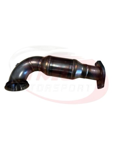 Abarth 500/595/695 1,4Turbo Garrett turbo TMC Motorsport Downpipe med 200 cell racekatalysator (rostfri)