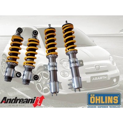 Abarth 500/595/695 1,4Turbo Öhlins Road & Track stötdämpar chassi