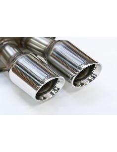 VW Golf 2,0TDi mk6 Milltek Sport Cat-Back 2x 80 chrome JET utblås 2