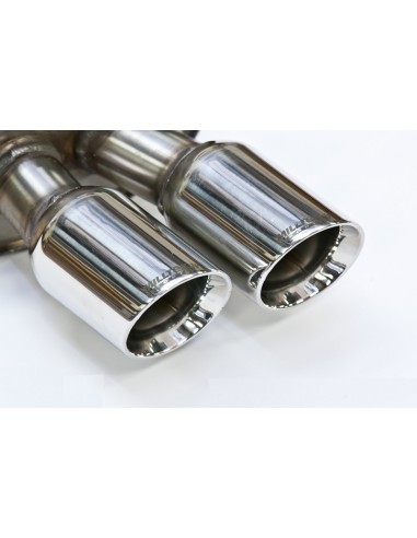 VW Golf 2,0TDi mk6 Milltek Sport Cat-Back 2x 80 chrome JET utblås