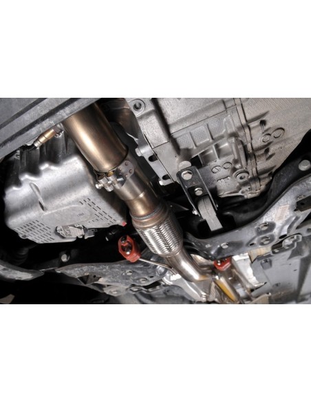 VW Polo 2,0TFSiTFSi GTi (för bil utan OPF) Milltek Sport Downpipe med racekatalysator och utan ljuddämpare