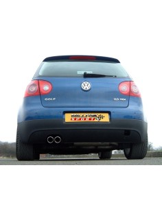 VW Golf 2,0TDi GT mk5 Milltek Sport Cat-Back 2x 80 chrome JET utblås 2