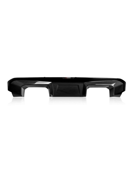 BMW M4 S58 G82 / G83 Akrapovic kolfiber diffuser blank Svart