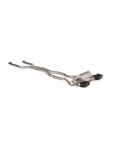 BMW M2 S58 G87 Akrapovic Link-Pipe långt i Titan