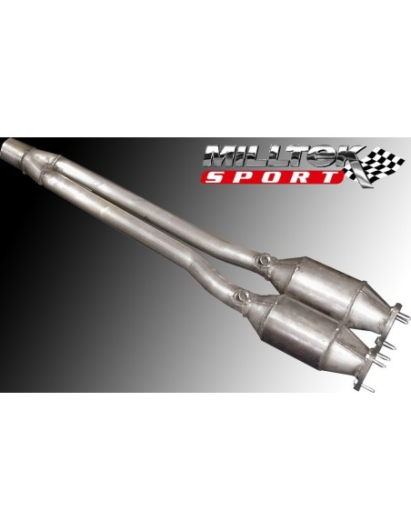 VW Golf R32 mk4 Milltek Sport racekatalysatorer