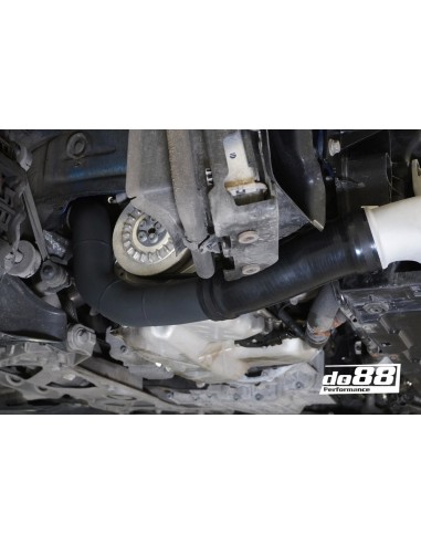Audi RS3 2,5TFSi 8V Facelift DO88 Tryckrör med svarta slangar för OEM/Forge/Wagner Intercooler