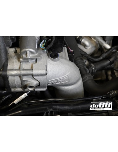 Audi RS3 2,5TFSi 8V Facelift DO88 Tryckrör med svarta slangar för OEM/Forge/Wagner Intercooler