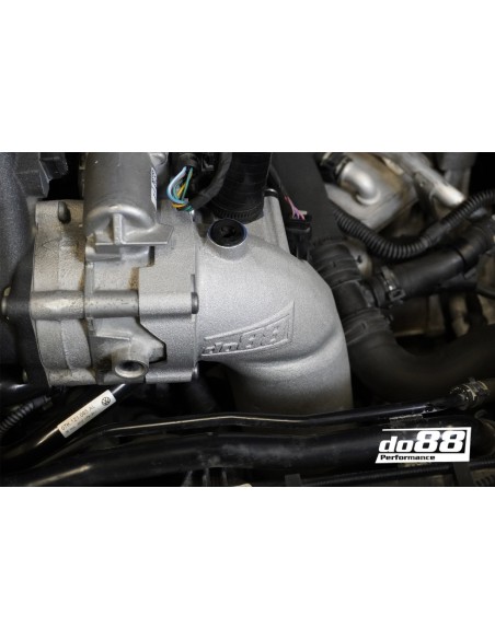 Audi RS3 2,5TFSi 8V Facelift DO88 Tryckrör med svarta slangar för OEM/Forge/Wagner Intercooler