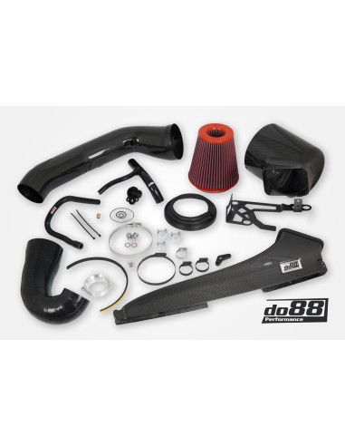 Audi TTRS 2,5TFSi 8S DO88 BeastFlow Slutet kolfiber insugssystem med inloppsslang för OEM turbo