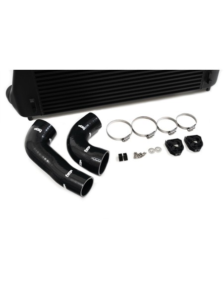 VAG MQB 2,0TFSi EA888 Forge Motorsport RACE Intercooler kit med svarta slangar