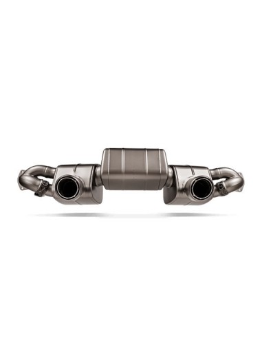 Porsche Boxster 718 4,0 Spyder RS OPF Akrapovic Slip-On Race system i Titan med Titan utblås