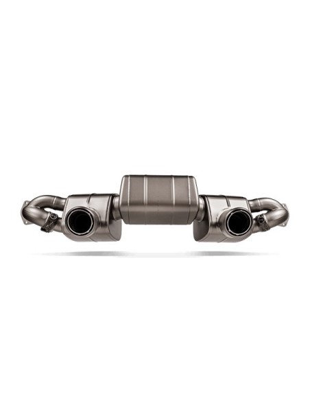 Porsche Boxster 718 4,0 Spyder RS OPF Akrapovic Slip-On Race system i Titan med Titan utblås