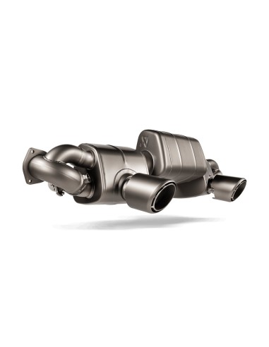 Porsche Boxster 718 4,0 Spyder RS OPF Akrapovic Slip-On Race system i Titan med Titan utblås