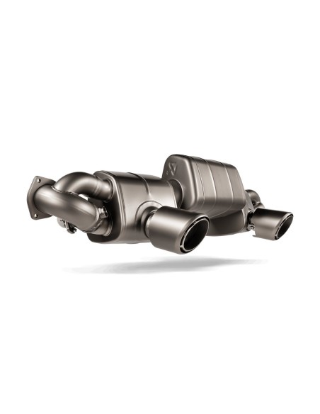 Porsche Boxster 718 4,0 Spyder RS OPF Akrapovic Slip-On Race system i Titan med Titan utblås