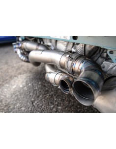 Porsche 992 3,0T Dakar Milltek Sport 2,5" OPF-Back avgassystem Titan (använder original utblås) 2