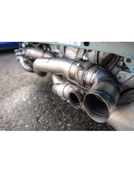 Porsche 992 3,0T Dakar Milltek Sport 2,5" OPF-Back avgassystem Titan (använder original utblås)