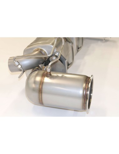 Porsche 992 3,0T Dakar Europipe Turbo-Back avgassystem med racekatalysatorer (OPF Delete, inga ventiler)