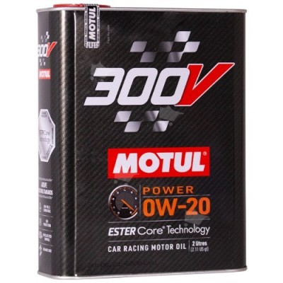 Motul 300V Power 0W20 2liter performance motorolja