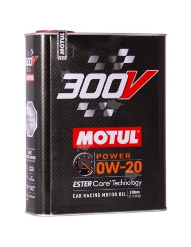 Motul 300V Power 0W20 2liter performance motorolja