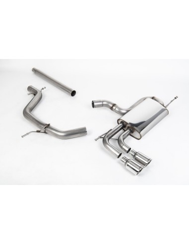 VW Golf 2,0TDi mk6 Milltek Sport Cat-Back 2x 80 chrome JET utblås