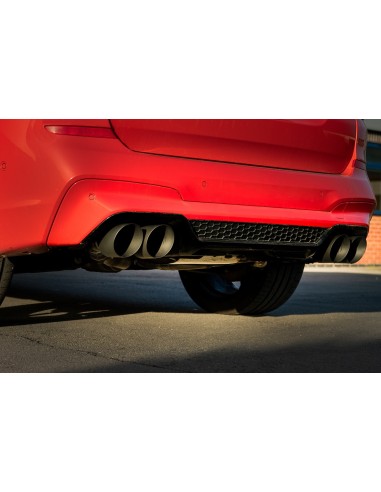 BMW X4 M 3,0T S58 F98 Milltek Sport 3,15" (80mm) Cat-Back 4x 115 GT titan utblås (med OEM avgasventiler ) - Non-Resonated (mindr