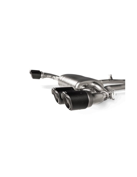BMW X4 M 3,0T S58 F98 LCI Akrapovic Slip-On System i Titan med kolfiber utblås