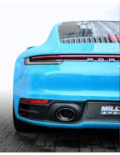 Porsche 992 3,0T Dakar Milltek Sport 2,5" OPF-Back avgassystem rostfritt (använder original utblås) till original utblås 2