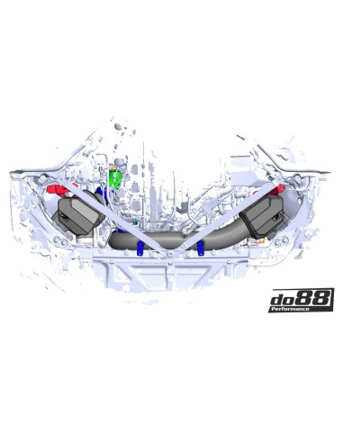 BMW M3 3,0T S58 G80 / G81 DO88 Insugssystem med turbo inlopp