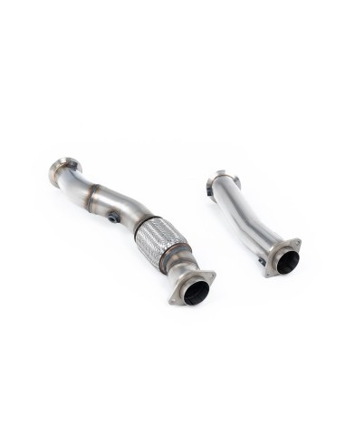 BMW M3 S58 G80/G81 Milltek Sport downpipes utan katalysatorer (för OEM mid-pipe eller Milltek singel pipe)