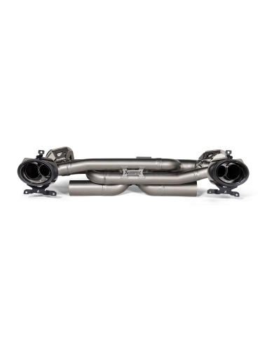 Porsche 992 3,0T Carrera GTS Akrapovic Slip-on i Titan med Svarta Titan utblås