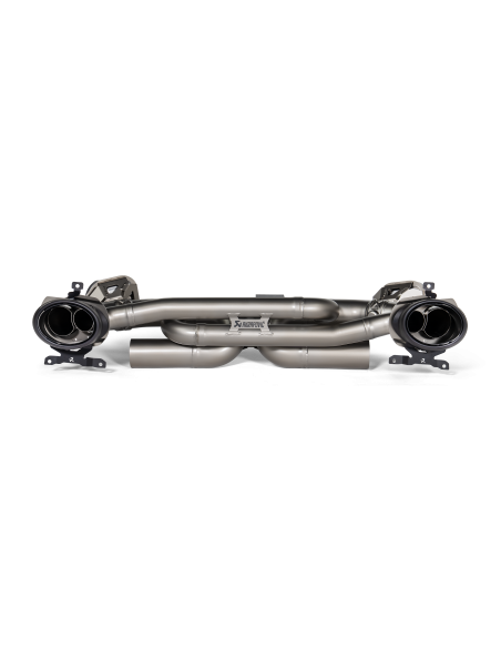 Porsche 992 3,0T Carrera GTS Akrapovic Slip-on i Titan med Svarta Titan utblås