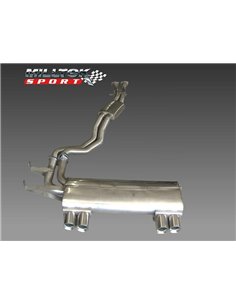 BMW M3 E46 Milltek Sport Cat-Back 4x 80mm Special utblås 2