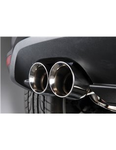 VW Golf GTD mk6 Milltek Sport från Partikelfilter 2x 80 chrome GT utblås