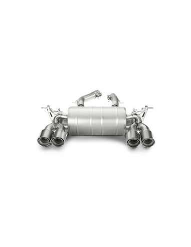 BMW M3 F80 Akrapovic Slip-On i Titan med Titan utblås